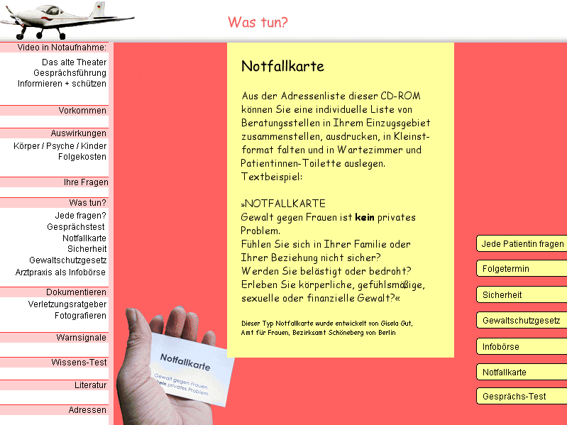 Notfallkarte Zum Ausdrucken